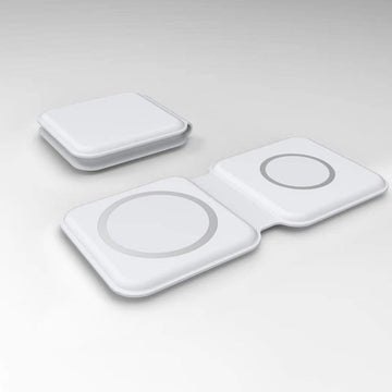 2 In 1 folding Dual Magnetic Wireless Charger